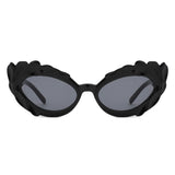 HS1310 - Women Fashion Modern Sculpted Cat Eye Wholesale Sunglasses