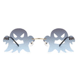 HW2035 - Rimless Party Scary Ghost Wholesale Sunglasses