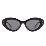 HS1331 - Oval Fashion Women Star Design Cat Eye Wholesale Sunglasses