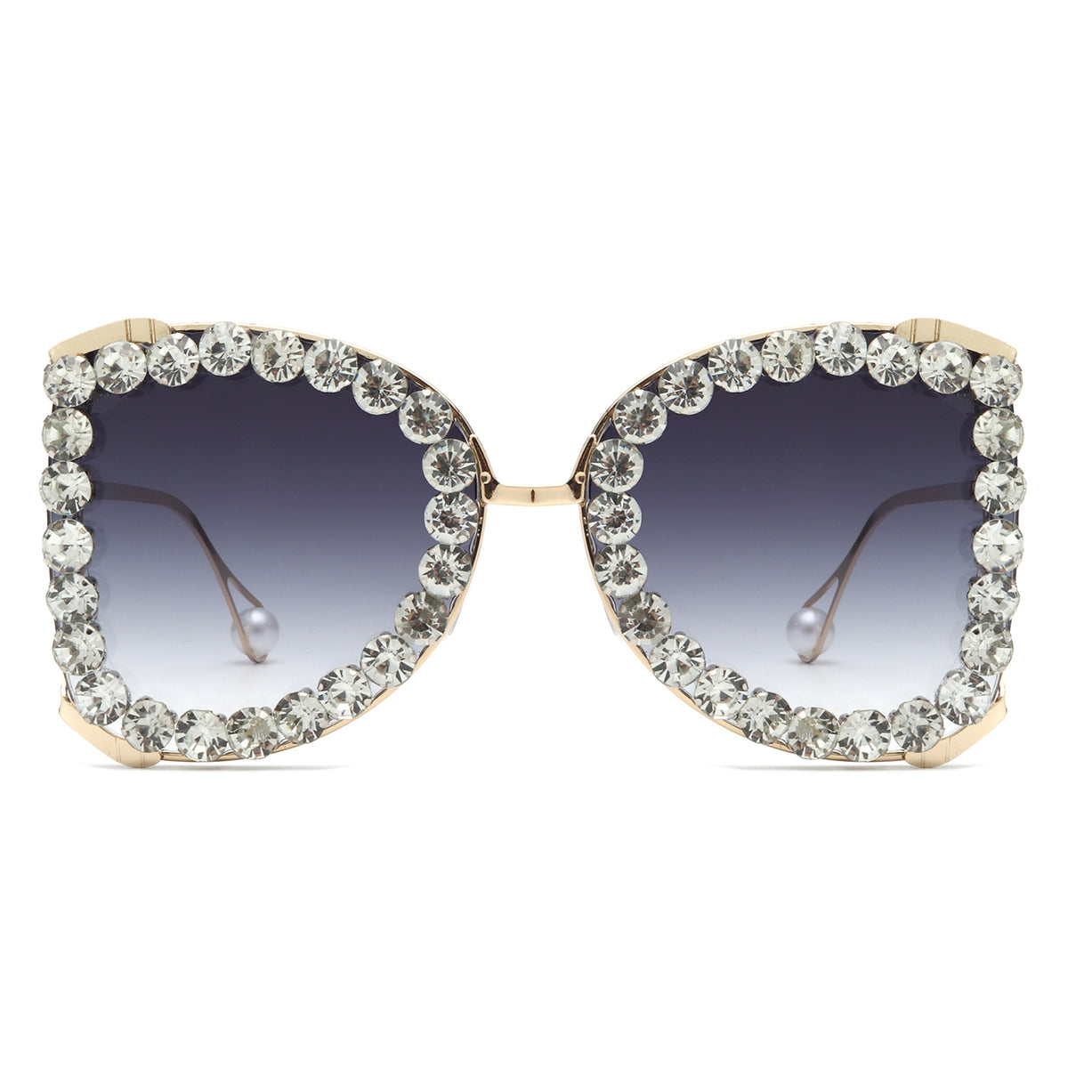 HJ3032 - Rhinestone Oversize Butterfly Luxury Women Wholesale Sunglasses