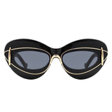 HS2190 - Oversize Chunky Fashion Irregular Cat Eye Wholesale Sunglasses