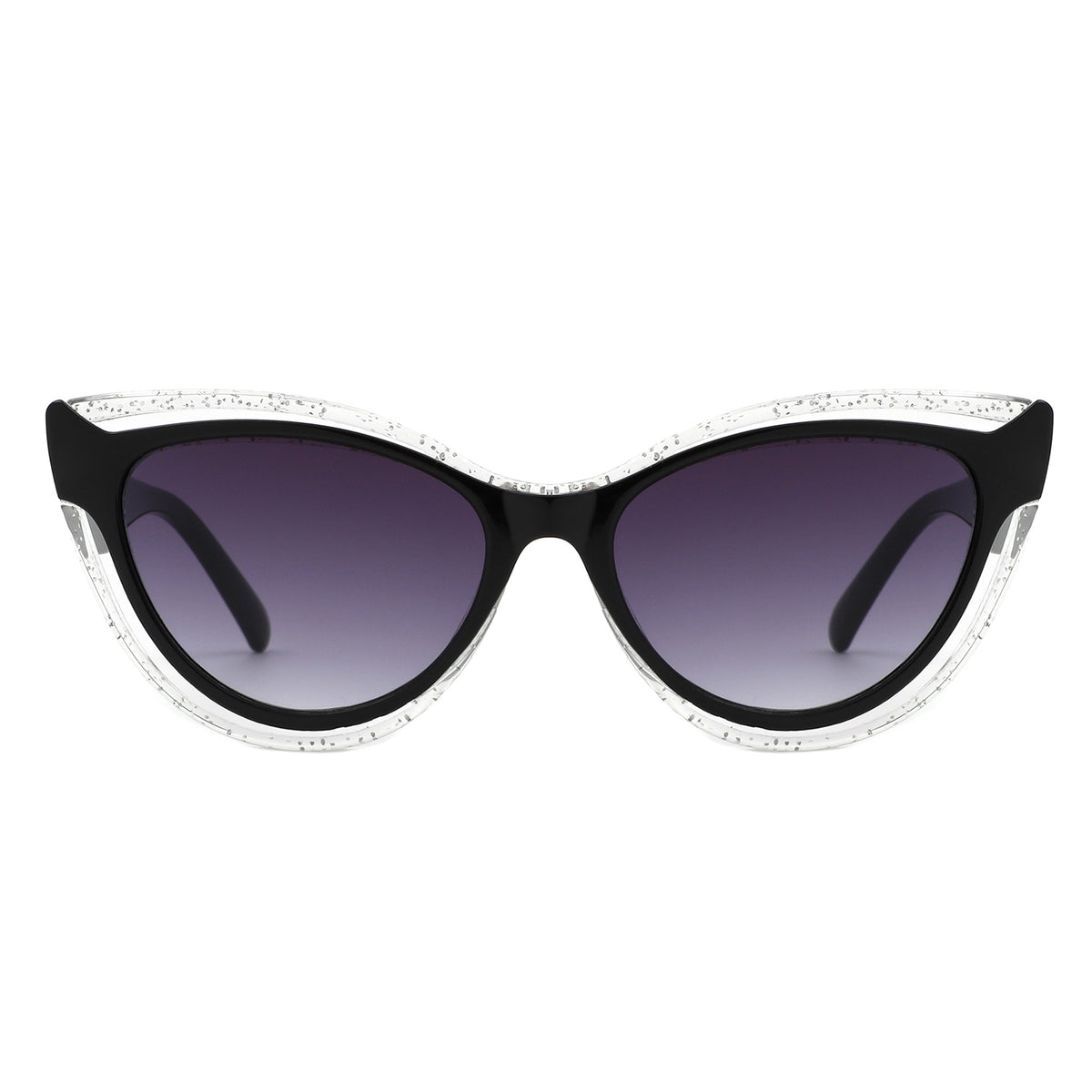 HS1306 - Women Retro Two-Tone Cat Eye Wholesale Sunglasses