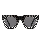 S1248 - Women Chunky Square Bright Fashion Wholesale Sunglasses