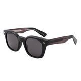 PIC3002 - Retro Square Polarized Curved Modern Fashion Wholesale Sunglasses