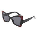 HS2180 - Oversize High Pointed Triangle Cat Eye Wholesale Sunglasses