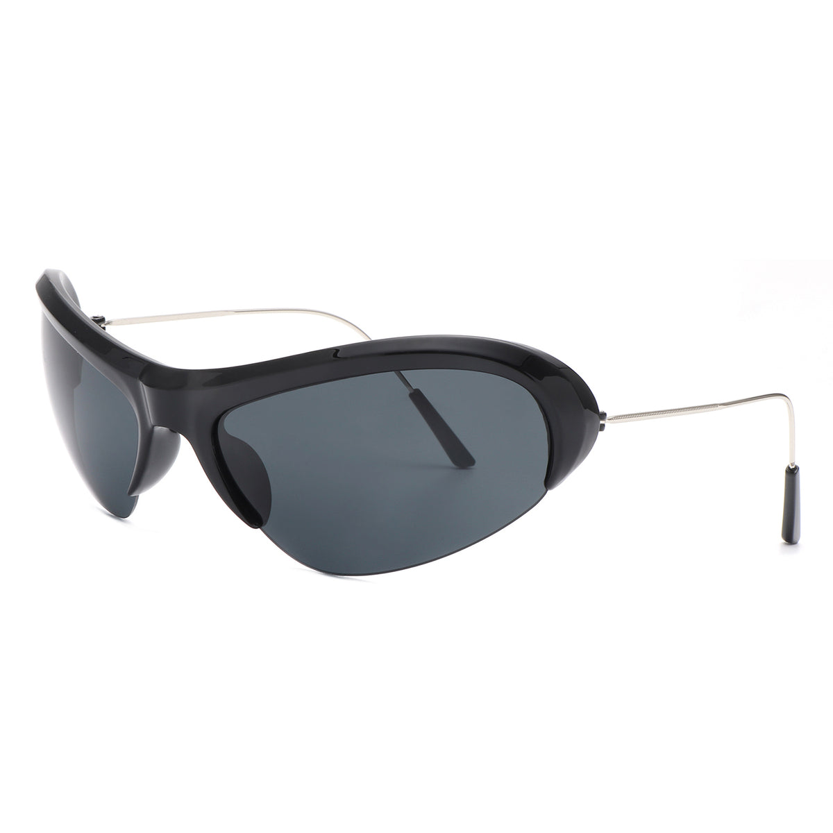 Thick Rim Flat Metal Top Bar Square Wholesale Sunglasses