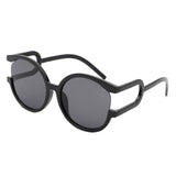 HS2164 - Oversize Fashion Irregular Round Oversize Wholesale Sunglasses