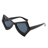 HS1303 - Geometric Sharp Irregular Women Fashion Wholesale Sunglasses