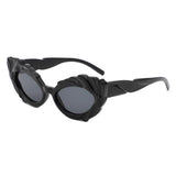 HS1310 - Women Fashion Modern Sculpted Cat Eye Wholesale Sunglasses