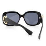 HS2181 - Women Chic Chunky Leopard Design Square Wholesale Sunglasses