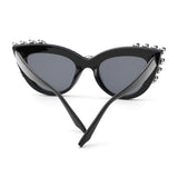 HS2184 - Women Fashion Rhinestone Luxury Cat Eye Wholesale Sunglasses