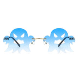 HW2035 - Rimless Party Scary Ghost Wholesale Sunglasses