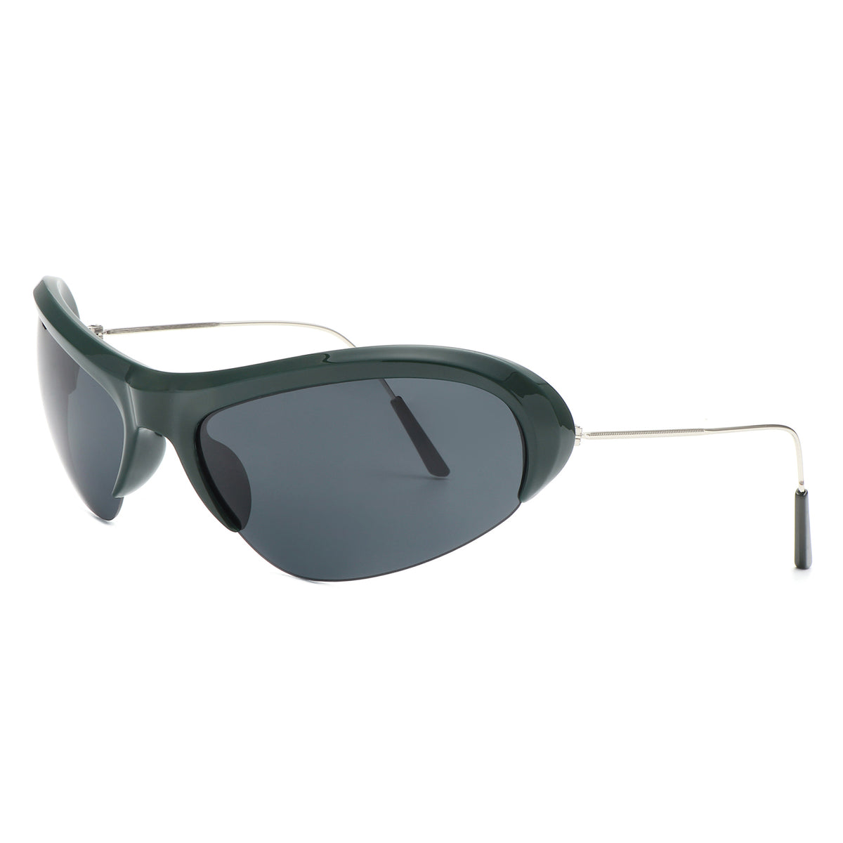 Thick Rim Flat Metal Top Bar Square Wholesale Sunglasses