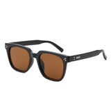 HS1326 - Square Retro Tinted Fashion Wholesale Sunglasses