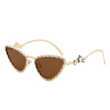 HJ3039 - Women Luxury Fashion Diamond Cat Eye Wholesale Sunglasses