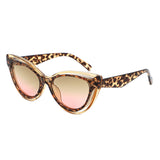 HS1306 - Women Retro Two-Tone Cat Eye Wholesale Sunglasses