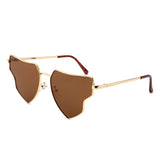 HJ2097 - Geometric Irregular Tinted Lens Wholesale Sunglasses