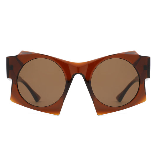 S1247 - Square Fashion Geometric Oversize Wholesale Sunglasses