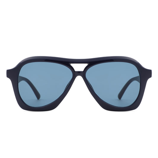 HS1333 - Geometric Square Modern Fashion Aviator Wholesale Sunglasses