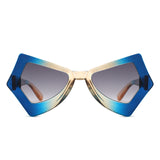 HS1303 - Geometric Sharp Irregular Women Fashion Wholesale Sunglasses