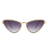 HJ3039 - Women Luxury Fashion Diamond Cat Eye Wholesale Sunglasses