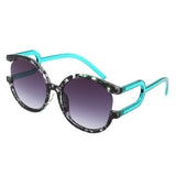 HS2164 - Oversize Fashion Irregular Round Oversize Wholesale Sunglasses