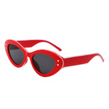 HS1331 - Oval Fashion Women Star Design Cat Eye Wholesale Sunglasses