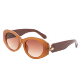 HS2186 - Women Round Fashion Oval Wholesale Sunglasses