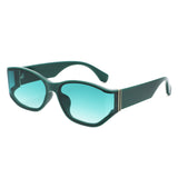 HS2173 - Square Curved Lens Wrap Around Wholesale Sunglasses