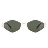 9884 - Geometric Diamond Hexagon Wholesale Sunglasses