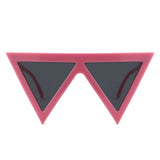 HS1358 - Irregular Fashion Flat Top Triangle Pointy Wholesale Sunglasses