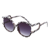 HS2164 - Oversize Fashion Irregular Round Oversize Wholesale Sunglasses