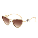 HJ3039 - Women Luxury Fashion Diamond Cat Eye Wholesale Sunglasses