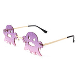 HW2035 - Rimless Party Scary Ghost Wholesale Sunglasses