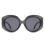 HS2189 - Oversize Bold Luxurious Fashion Women Round Wholesale Sunglasses