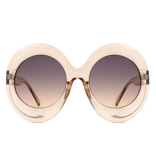 HS1296 - Oversize Oval Women Fashion Round Wholesale Sunglasses