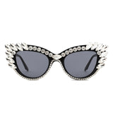 HS2184 - Women Fashion Rhinestone Luxury Cat Eye Wholesale Sunglasses