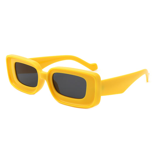 HS1312 - Rectangle Narrow Fashion Chunky Square Wholesale Sunglasses