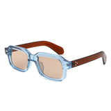 HS1355 - Vintage Square Flat Fashion Wholesale Sunglasses