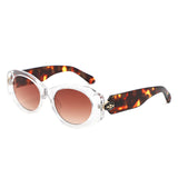 HS2186 - Women Round Fashion Oval Wholesale Sunglasses