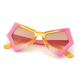 HS1303 - Geometric Sharp Irregular Women Fashion Wholesale Sunglasses