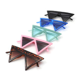 HS1358 - Irregular Fashion Flat Top Triangle Pointy Wholesale Sunglasses