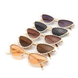 HJ3039 - Women Luxury Fashion Diamond Cat Eye Wholesale Sunglasses