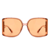 HS2163 - Oversize Square Curved Lens Butterfly Wholesale Sunglasses