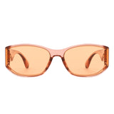 HS2173 - Square Curved Lens Wrap Around Wholesale Sunglasses