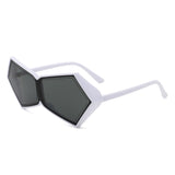 HS2175 - Irregular Square Fashion Geometric Oversize Wholesale Sunglasses