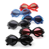 HS2177 - Geometric Fashion Polygon Triangle Wholesale Sunglasses