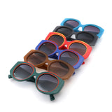 HS2189 - Oversize Bold Luxurious Fashion Women Round Wholesale Sunglasses