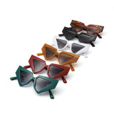 HS1357 - Oversize Fashion Chunky Geometric Cat Eye Wholesale Sunglasses