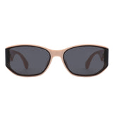 HS2173 - Square Curved Lens Wrap Around Wholesale Sunglasses